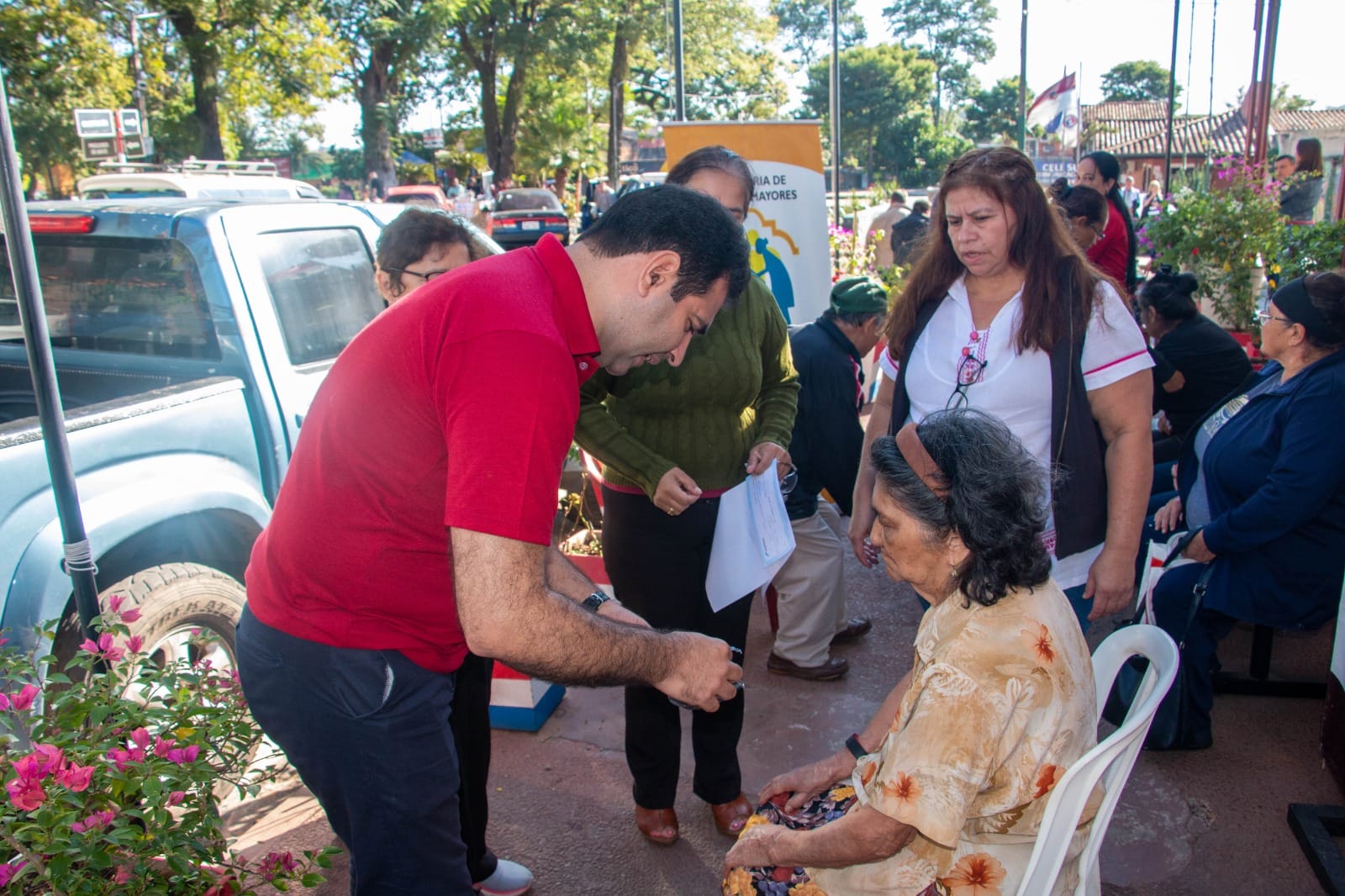 Entrega de tarjetas