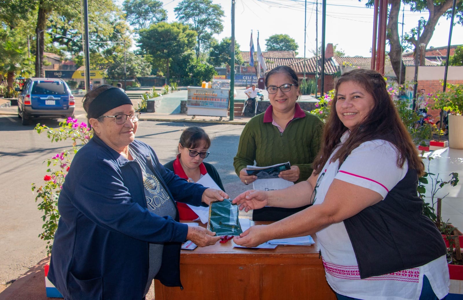 Entrega de tarjetas
